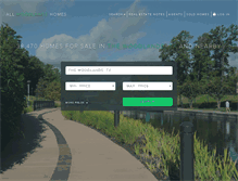 Tablet Screenshot of allwoodlandshomes.com